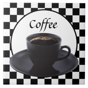 cute coffee kitchen decor ceramic tile