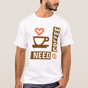 Cute Coffee Lover Caffeine Addict Block Quote T-Shirt