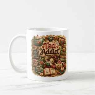Cute Coffee Lover Girl Cosy Coffee Mug