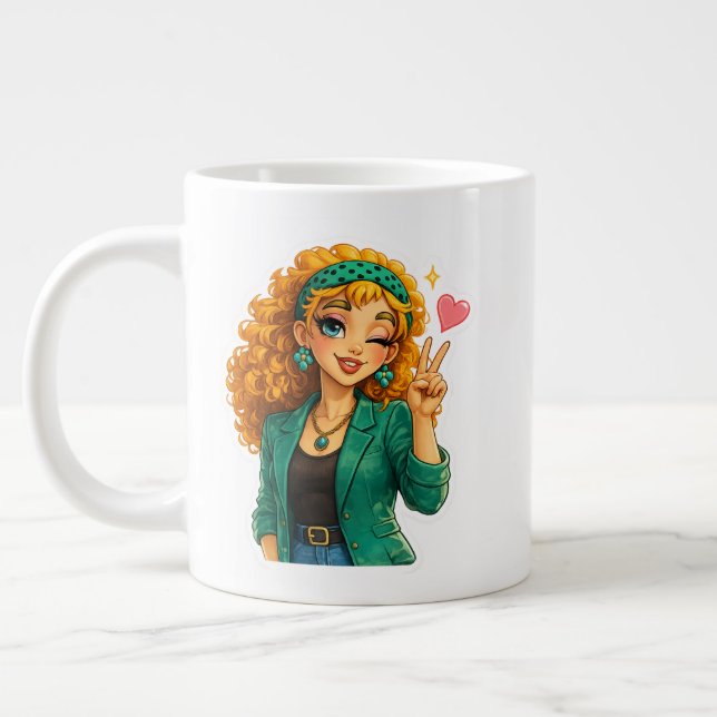 Cute Coffee Mug – Perfect for Everyday Sips (Left)