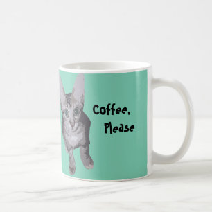 Cute Coffee Please Kitty Coffee Mug