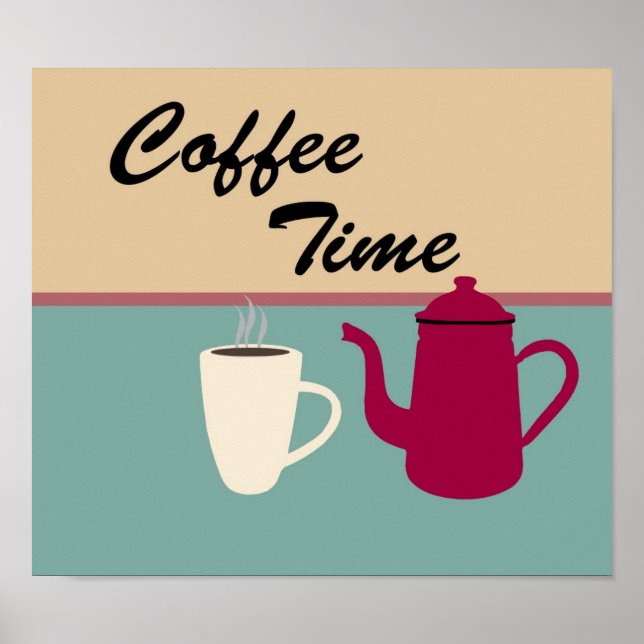 Cute Coffee Time Print (Front)