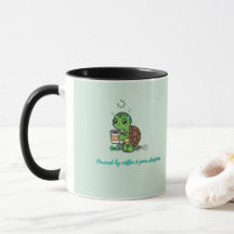 Cute Coffee Turtle Mug