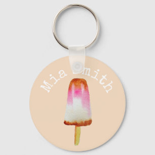 Cute cola ice-block pop art popsicle key ring