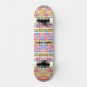 Cute Colful Tribal aztec pattern Skateboard