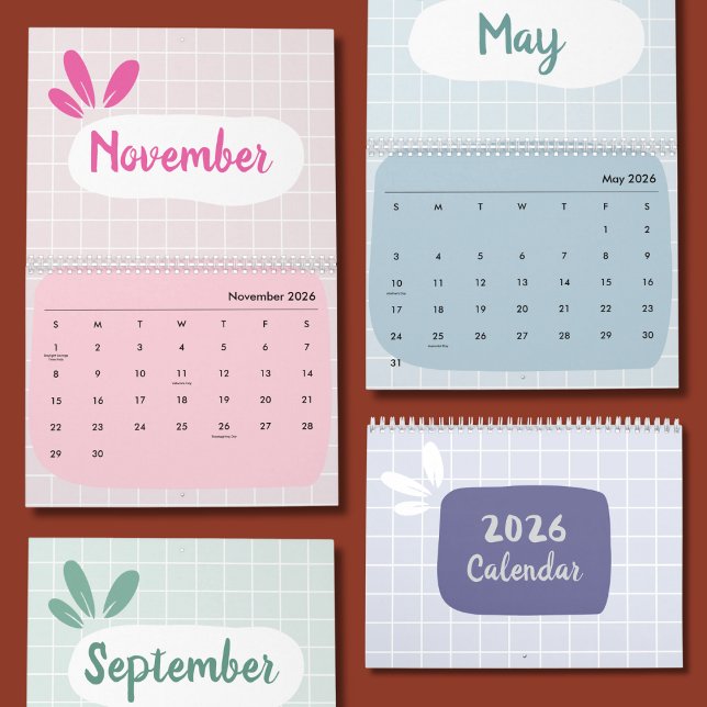 Cute & Colorful 2026 Calendar (Creator Uploaded)
