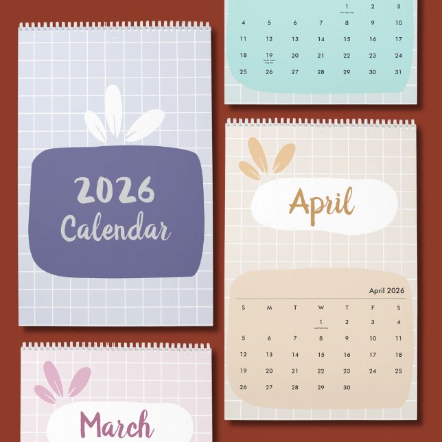 Cute & Colorful 2026 Calendar (Creator Uploaded)