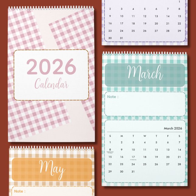 Cute & Colorful 2026 Calendar (Creator Uploaded)