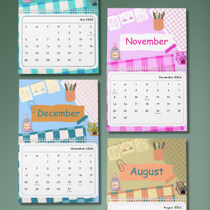 Cute Colorful 2026 Calendar