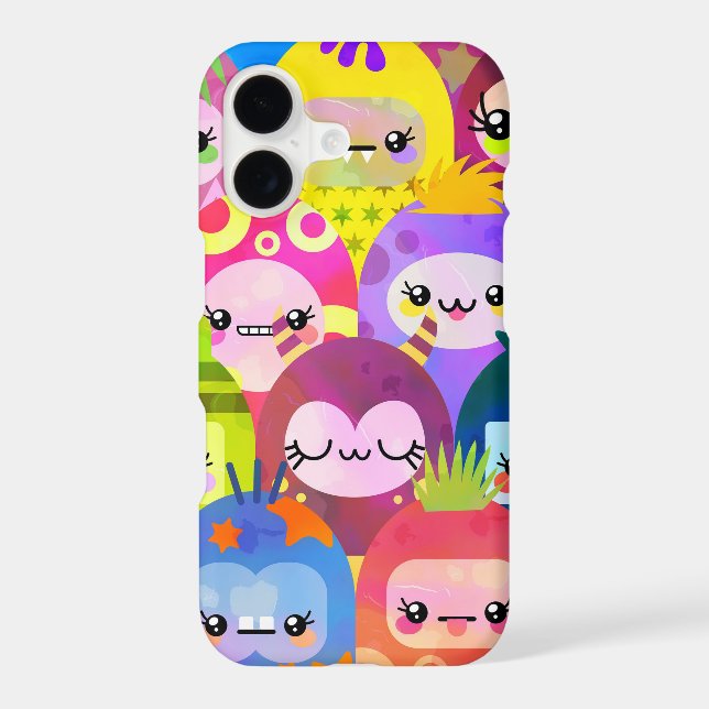 Cute Colorful Cartoon People Characters (Back)