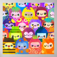 Cute Colorful Cartoon People Characters