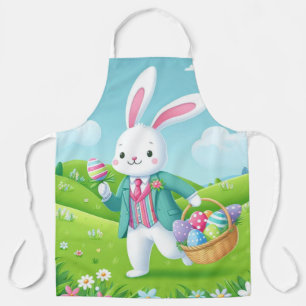 Cute, colorful Easter bunny Apron