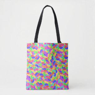 Cute Colorful Epic Jellybeans Candy Fun Design  Tote Bag