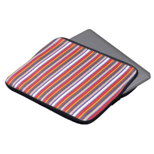 Cute colorful magic stripes laptop sleeve