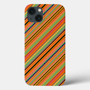 Cute colorful native aztec patterns design iPhone 13 case
