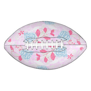 Cute colorful pastel floral pattern Low-Top sneake American Football