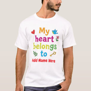 Cute Colorful Personalized Design for Gifts T-Shirt