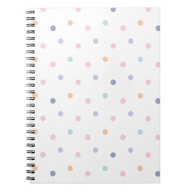 Cute Colour Dotsn Seamless Pattern  Notebook (Front)