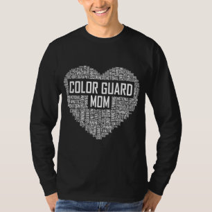 Cute Colour Guard Mum Gift Colorguard Marching Ban T-Shirt