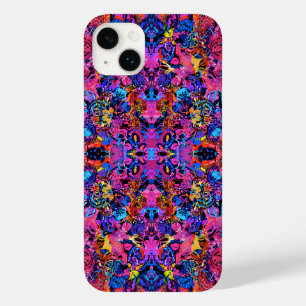 Cute colourful abstract floral patterns Case-Mate iPhone 14 plus case