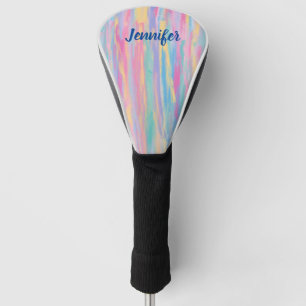 Cute Colourful Abstract Golf Head Cover