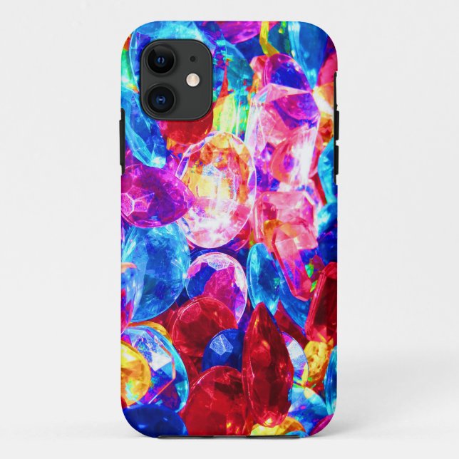 Cute colourful abstract jewellery texture Case-Mate iPhone case (Back)