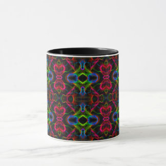 Cute colourful abstract lines  mug