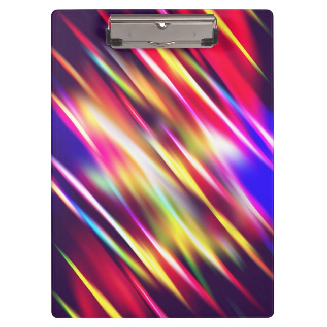 Cute colourful abstract lines throw pillow iPhone  Clipboard (Front)