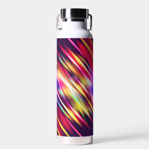 Cute colourful abstract lines throw pillow iPhone Water Bottle