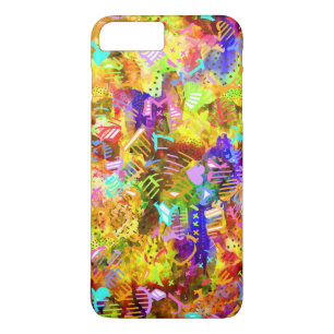 Cute colourful abstract paint iPhone 8 plus/7 plus case
