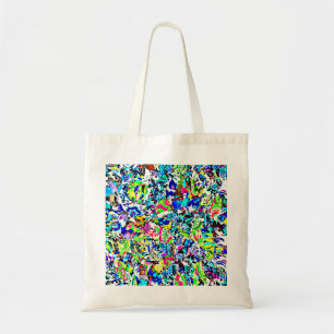 Cute colourful abstract painting tote bag