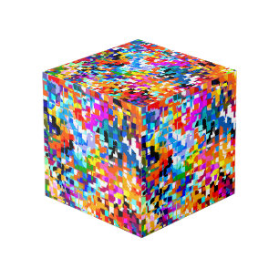 Cute colourful abstract squares notebook laptop sl cube