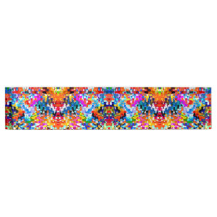 Cute colourful abstract squares notebook laptop sl nameplate