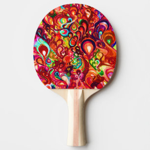 Cute colourful abstract swirl paint Case-Mate iPho Ping Pong Paddle