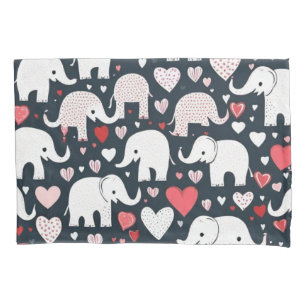 Cute colourful angels pillow case