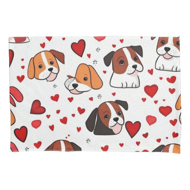 Cute colourful animals  pillowcase (Front)