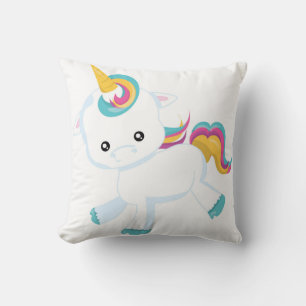 Cute Colourful Baby Unicorn Cushion