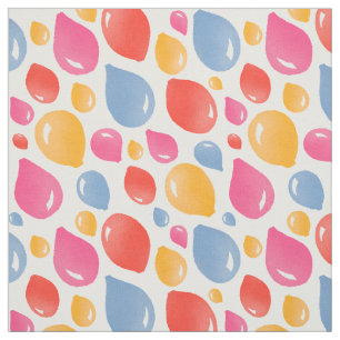 Cute Colourful Balloon Pattern Kids Fabric