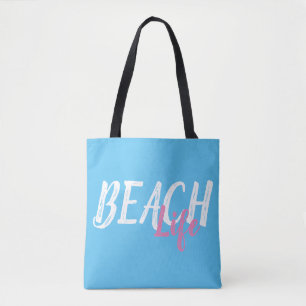 cute colourful BEACH LIFE Tote Bag