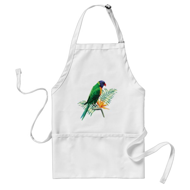 Cute Colourful Bird Standard Apron (Front)