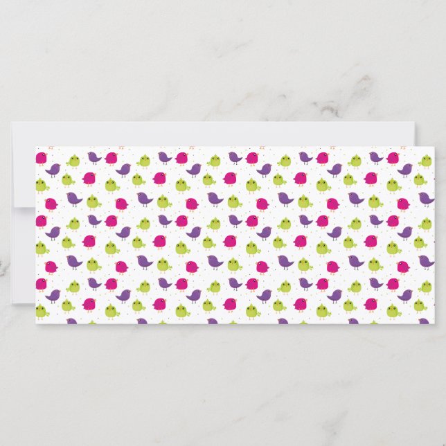 Cute colourful birds  (Front)