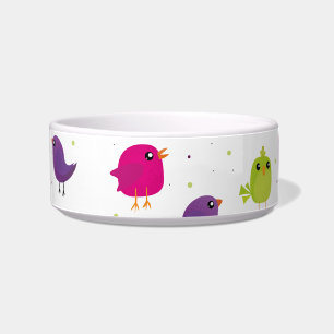 Cute colourful birds bowl