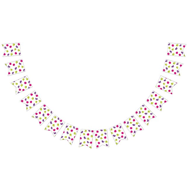 Cute colourful birds  bunting  (All)