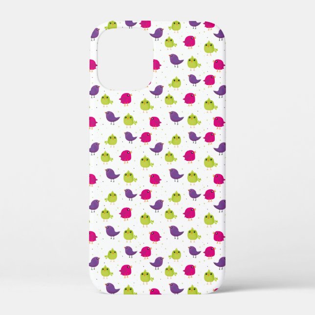 Cute colourful birds  Case-Mate iPhone case (Back)
