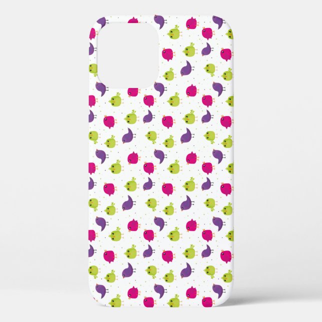 Cute colourful birds  Case-Mate iPhone case (Back)