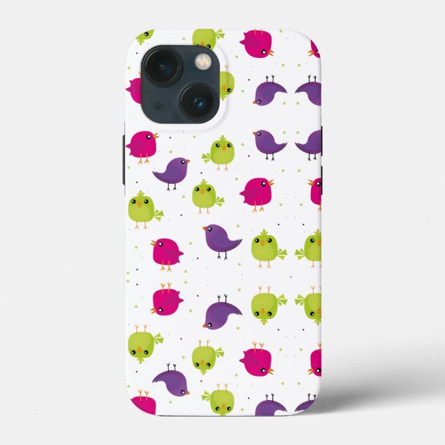 Cute colourful birds   Case-Mate iPhone case (Back)