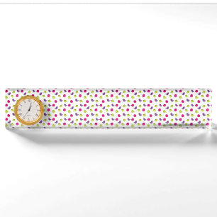 Cute colourful birds nameplate