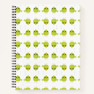 Cute colourful birds notebook