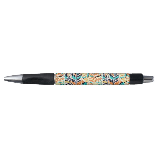 Cute colourful boho leaves pattern (Front)