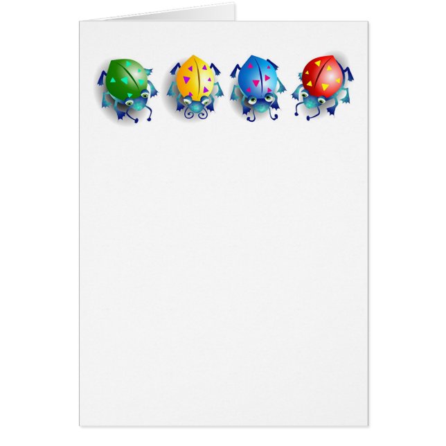 Cute Colourful Bugs (Front)